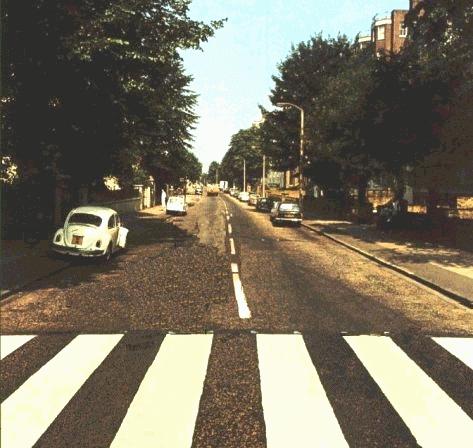 MINHA capa de trs do Abbey Road!